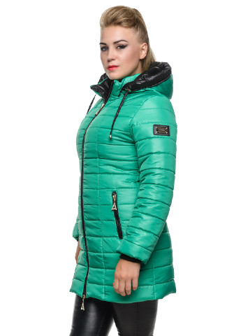 Зеленая зимняя куртка Кариант