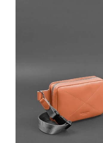 Кожаная женская поясная сумка Dropbag Mini коралловая BlankNote (235752500)