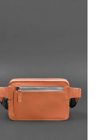 Кожаная женская поясная сумка Dropbag Mini коралловая BlankNote (235752500)