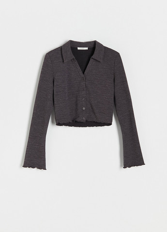 Тёмно-серая блуза Reserved