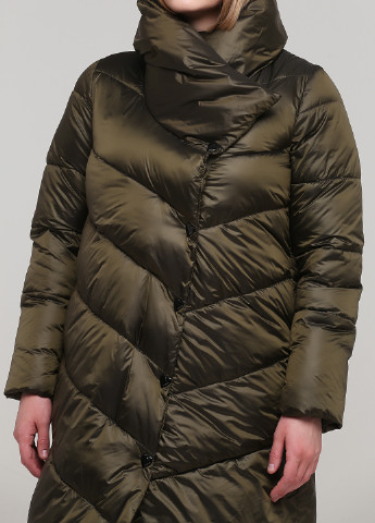 Оливковая зимняя куртка Kagihao