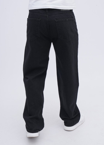 Черные демисезонные прямые джинсы Trend Collection