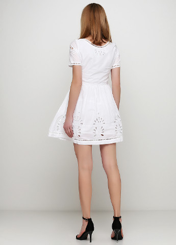 Білий кежуал плаття, сукня кльош Jack Wills однотонна