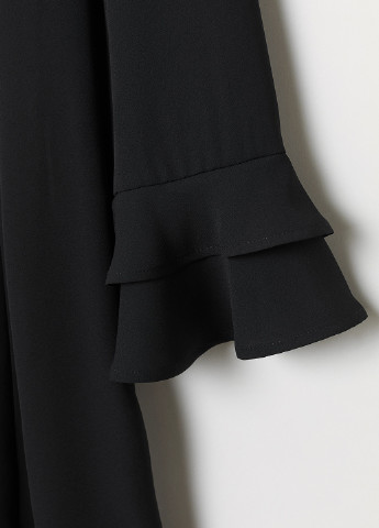 Чорна кежуал плаття, сукня кльош H&M однотонна