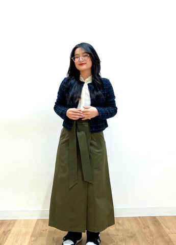 Молочная блузка Uniqlo