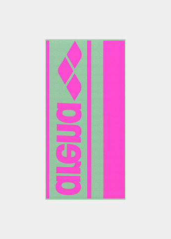 Полотенце, 180х90 см Arena логотип светло-зеленый