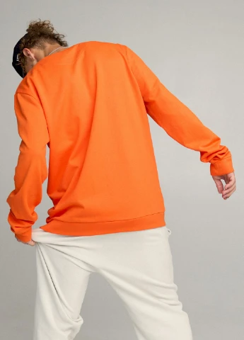 Оранжевый свитшот мужской oversize /no flis/ YAPPI (252258543)