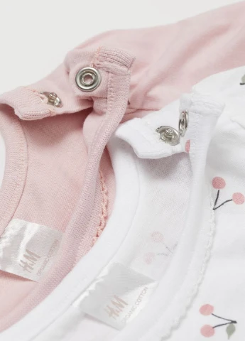 Білосніжна літня футболка H&M