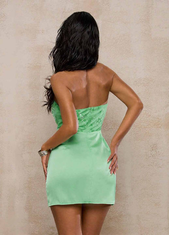 Світло-бірюзова коктейльна сукня силуетна, з відкритими плечима, з відкритою спиною SHEIN з квітковим принтом