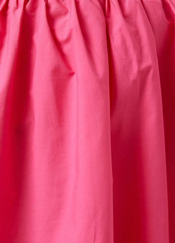 Фуксиновая кэжуал однотонная юбка KOTON клешированная