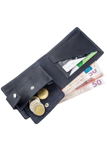 Мужской кожаный кошелек 9х11х3 см Grande Pelle (229459160)