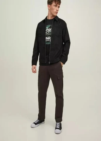Черная футболка JACK&JONES