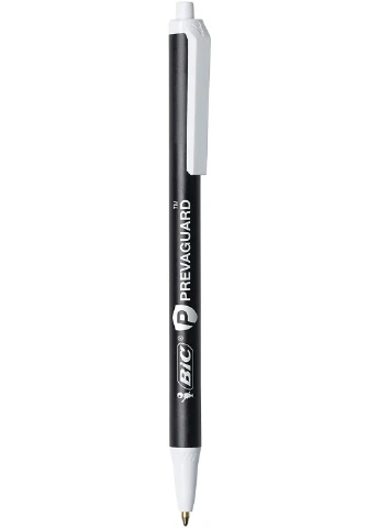 Набір кулькових ручок 12 шт автоматичних PrevaGuard Clic Stic Масляна чорна (CSA11) Bic (255254805)