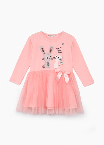 Світло-рожева сукня Pop Fashion (252355746)
