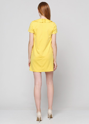 Желтое кэжуал платье Podium