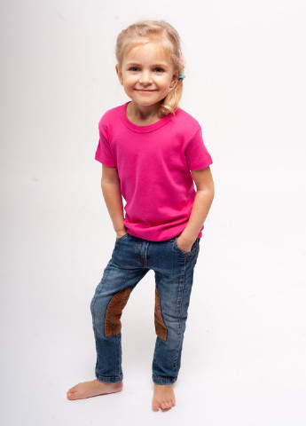 Рожева демісезонна футболка дитяча Наталюкс 21-3305