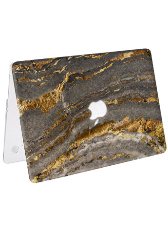Чохол пластиковий для Apple MacBook Pro 15 A1707 / A1990 Мармур з золотом (Marble with gold) (9649-2333) MobiPrint (218857934)