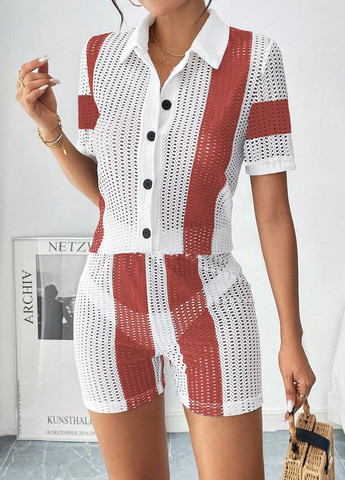 Костюм (сорочка, шорти) SHEIN (333366262)