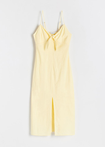 Світло-жовтий кежуал сукня Reserved однотонна