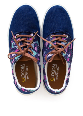 Темно-синие кеды Oldcom