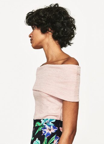 Пудровая блуза Zara