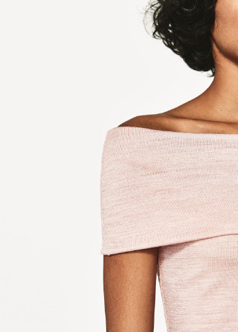 Пудровая блуза Zara