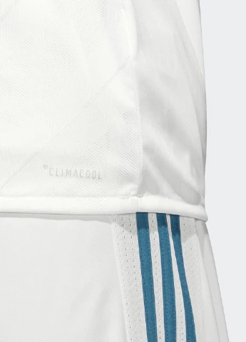 Біла футболка з коротким рукавом adidas