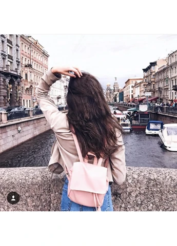 Жіночий рюкзак 25х20х10 см Sambag (242188627)