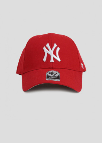 Красная кепка с вышивкой Yankees, Yankees 47 Brand (253563852)