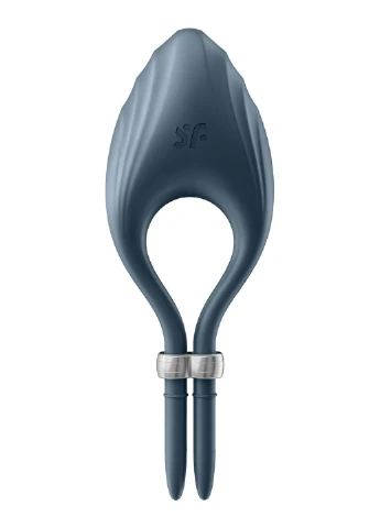 Эрекционное виброкольцо лассо Duelist Dark Blue, 10 режимов, мощный мотор Satisfyer (254785293)
