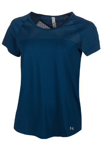 Синяя летняя футболка с коротким рукавом Under Armour
