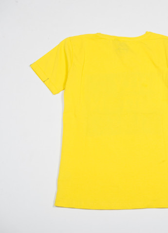Желтая летняя футболка TOM DU