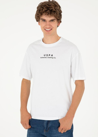 Белая футболка U.S. Polo Assn.