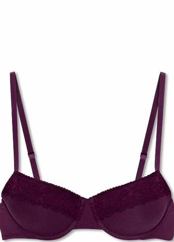 Тёмно-фиолетовый бюстгальтер C&A с косточками хлопок