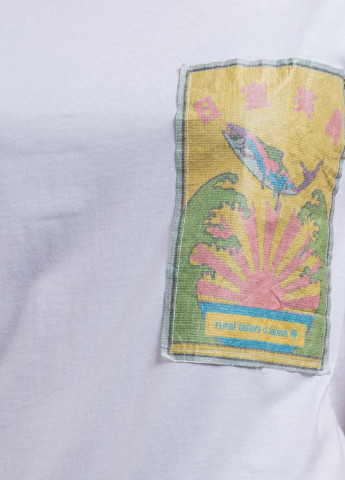 Белая футболка с принтом Red sun Ko Samui - (250382483)