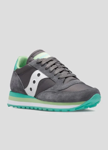 Серые кроссовки Jazz Triple Saucony серые всесезоны (255171912)