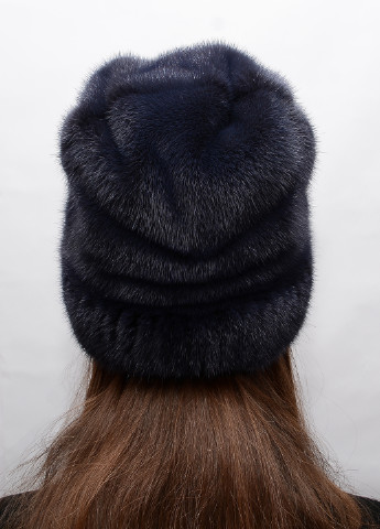 Жіноча зимова норкова шапка Меховой Стиль рукавичка (205139998)