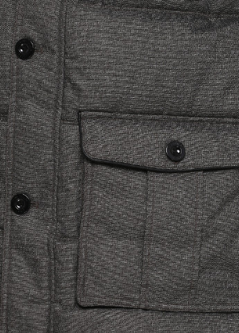Темно-сіра демісезонна куртка Tom Tailor