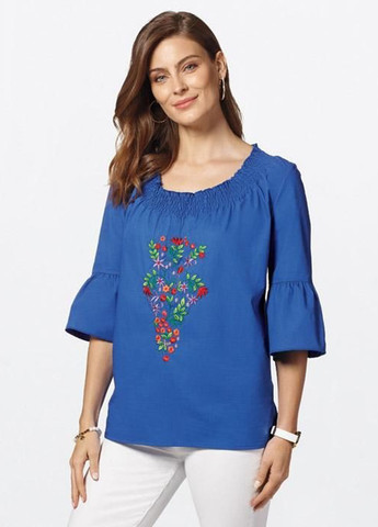 Синяя летняя блуза Avon