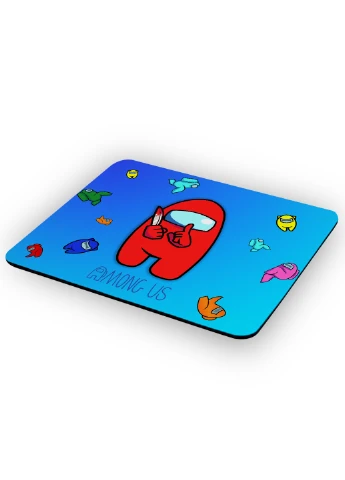 Килимок для мишки Амонг Ас Червоний (Among Us Red) (25108-2417) 22х18 см MobiPrint (222995229)