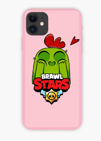 Чохол силіконовий Apple Iphone 11 Pro Max Спайк Бравл Старс (Spike Brawl Stars) (9232-1010) MobiPrint (219288273)