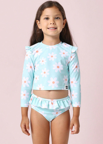 М'ятний літній купальник (ліф, трусики) танкіні, роздільний SHEIN