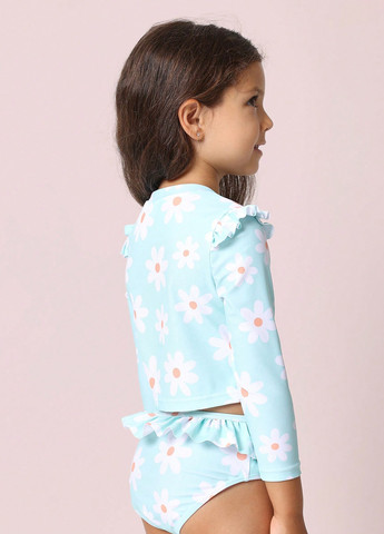 М'ятний літній купальник (ліф, трусики) танкіні, роздільний SHEIN