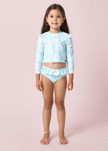 М'ятний літній купальник (ліф, трусики) танкіні, роздільний SHEIN