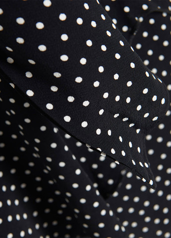 Білий кежуал сукня дзвін Reserved в горошок