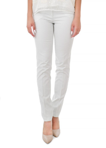 Белые демисезонные брюки Gardeur