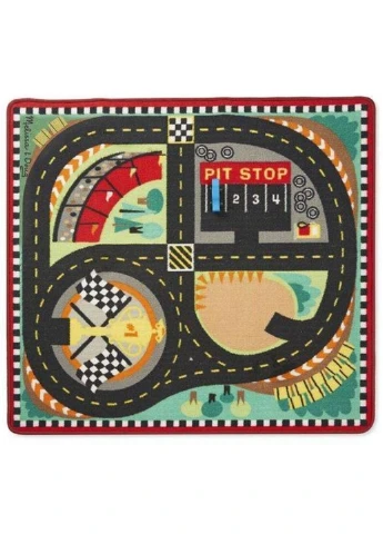 Дитячий килимок Гоночна траса з машинками (MD19401) Melissa&Doug (254065781)