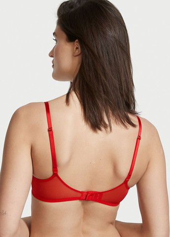 Червоний демісезонний комплект (бюстгальтер, трусики) Victoria's Secret
