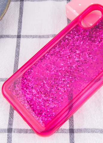 TPU+PC чехол Sparkle (glitter) для Apple iPhone XS Max (6.5') Малиновый (is_00000033782_4) Epik (229725280)