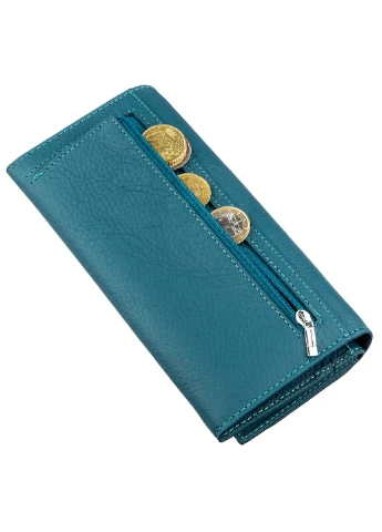 Женский кожаный кошелек-визитница 10х18,5 см st leather (229461028)